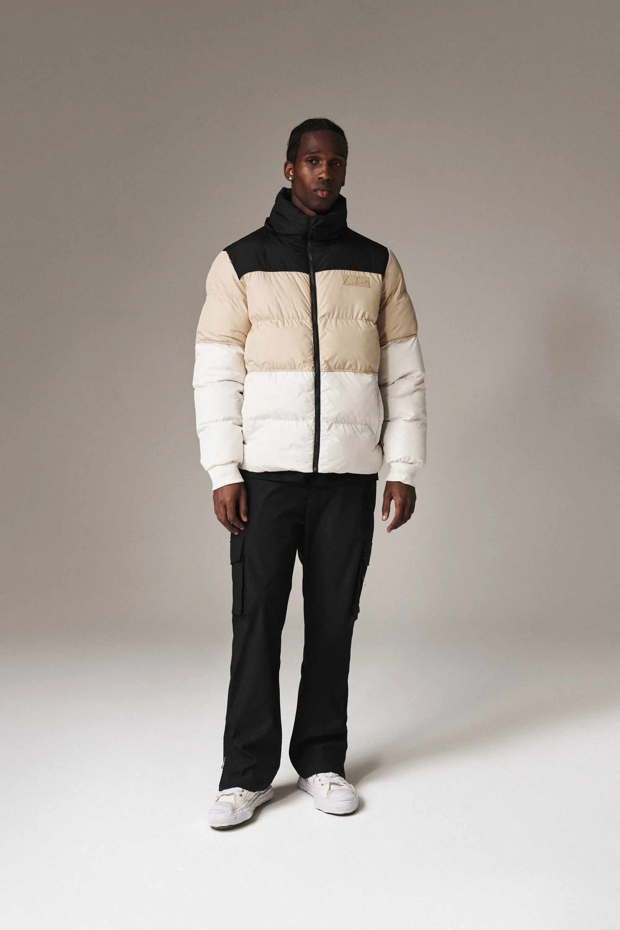 ESSENTIALS SPLICED PUFFER - MULTI