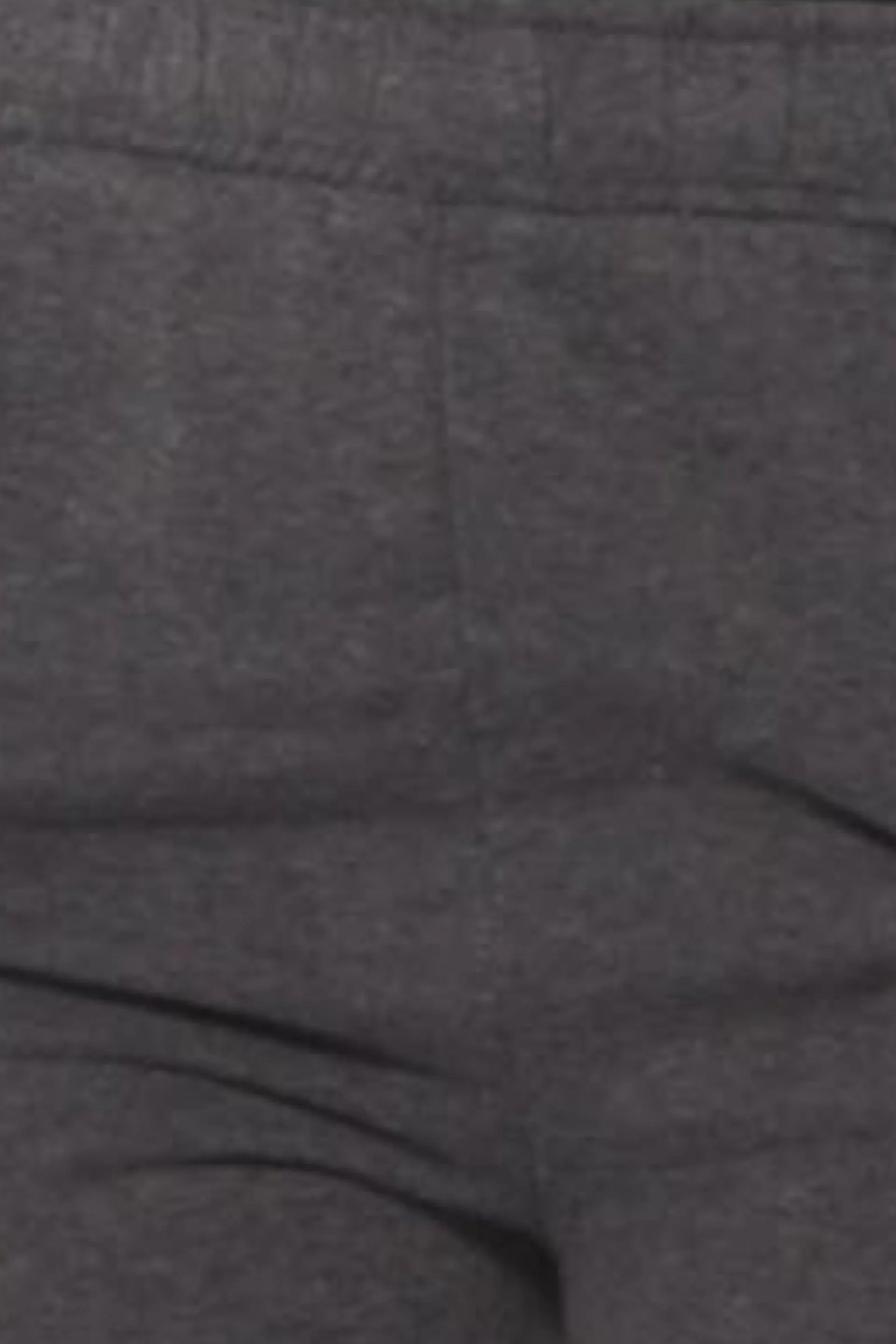 Fleece Lined Straight Leg Sweatpants - Dark Heather Grey