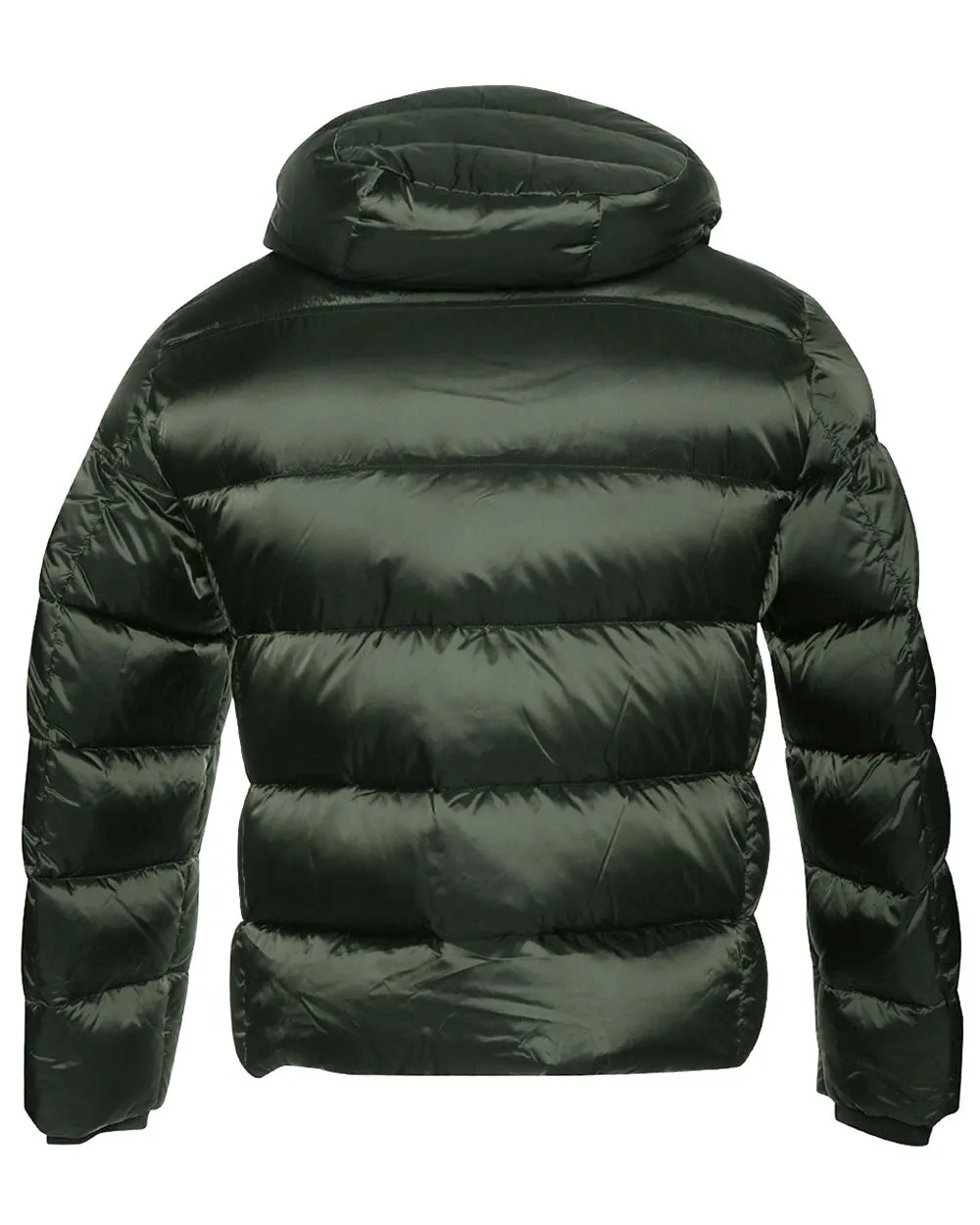 Green Hooded Puffer Jacket