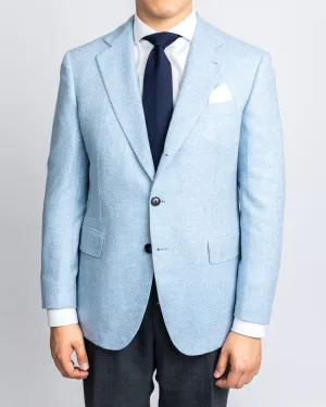 Lt.Blue Herringbone Sportcoat
