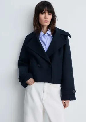 Short trench jacket - Navy