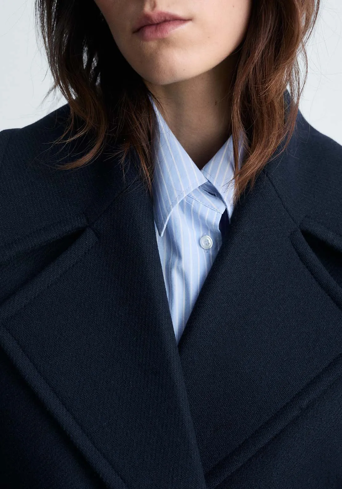 Short trench jacket - Navy